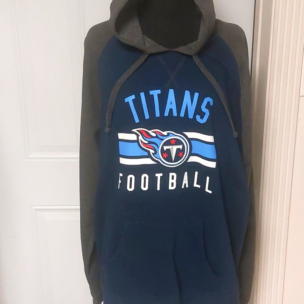 NFL Team Apparel Tennessee Titans Football Hoodie Men's XL